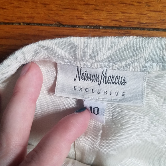 *Vintage* Neiman Marcus floral brocade print pencil skirt - Picture 3 of 5